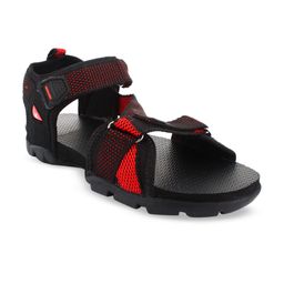 Sparx Men Black & Red Solid Sports Sandals-image-93