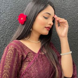 Bindigasm's Advi Women Woven Design Saree Blouse-image-64