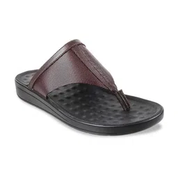 Metro Men Brown Leather Comfort Sandals-picture-42