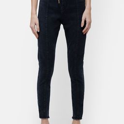 ZHEIA Women Blue Skinny Fit High-Rise Clean Look Jeans-image-44