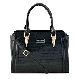 Bellissa Green Textured Handheld Bag-image-69