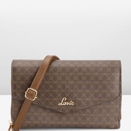 Lavie Brand Logo Printed Structured Sling Bag-0