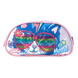 Smily Kiddos Kids Pink & Blue Superkitty Pencil Box-23