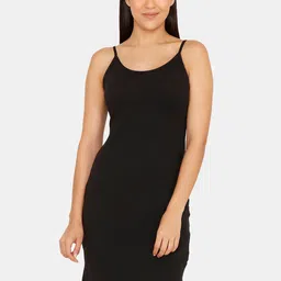 Zivame Women Black Solid Kurta Slip Camisole ZI60AGCORE0BLAK-image-65