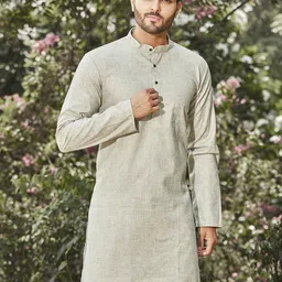 Authentics Men Flared Sleeves Thread Work Kurta-picture-17
