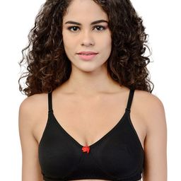 Leading Lady Black Full-Coverage T-shirt Bra-image-83