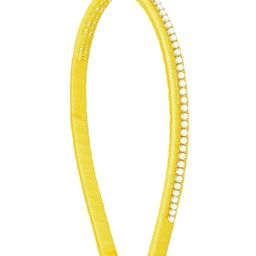AKSHARA Girls Yellow & White Beaded Hairband-42