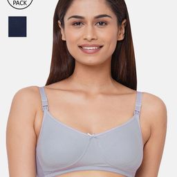 Inner Sense Pack of 2 Solid Non-Wired Non Padded Maternity Sustainable Bra IMB005D_5E-picture-41