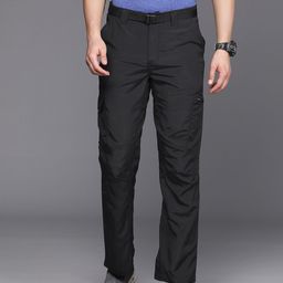Columbia Men Solid Cargos Trousers-image-80