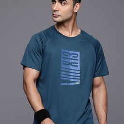 HRX by Hrithik Roshan Men Typography Printed Training T-shirt-image-91