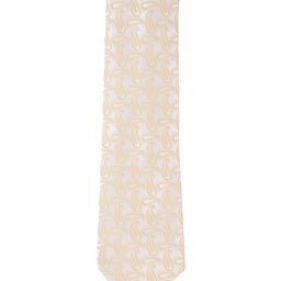 Louis Philippe Beige Silk Woven Design Broad Tie-picture-15