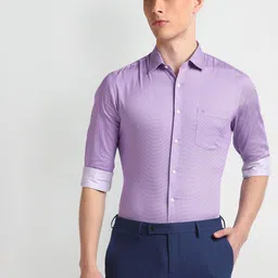 Arrow Men Micro Print Slim Fit Cotton Formal Shirt-picture-14