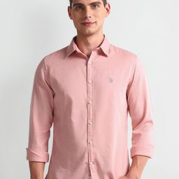 U.S. Polo Assn. Denim Co. Slim Fit Opaque Casual Shirt-image-68