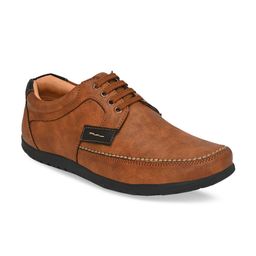 Fentacia Men Tan Brown Solid Sneakers-picture-29