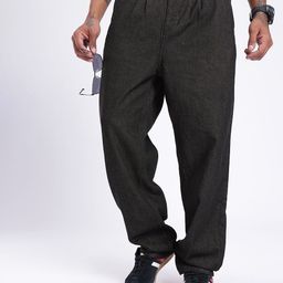 glitchez Men Street Edge Loose Fit Pleated Jeans-picture-15