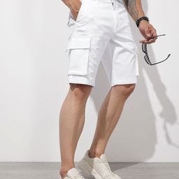 The Roadster Lifestyle Co. Men Solid Cargo Shorts-picture-38