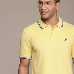 Nautica Polo Collar Pure Cotton T-shirt-picture-31