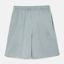CHIMPRALA Girls Grey Solid Regular Fit Pure Cotton Sports Shorts-image-10