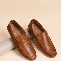 Mast & Harbour Men Tan Brown Loafers-picture-21