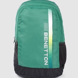 United Colors of Benetton Unisex Brand Logo Printed Backpack-0