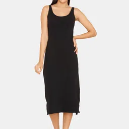 Zivame Women Black Solid Kurta Slip Longline Camisole ZI60AFCORE0BLAK-image-32