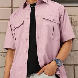 Kook N Keech Relaxed Rhythm Oversized Pocket Shirt-image-75
