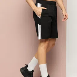 TURNFIT Men Straight Fit Striped Running Shorts-picture-16