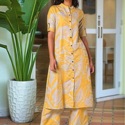 Aaghnya Women Floral Printed Kurta with Palazzo-image-61