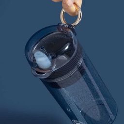YK Blue Single Plastic Printed Water Bottle-420 ml-image-77