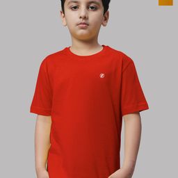 Friskers Boys Red 2 Pockets T-shirt-image-35