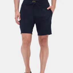 FabSeasons Men Blue Mid-Rise Regular Shorts-picture-30