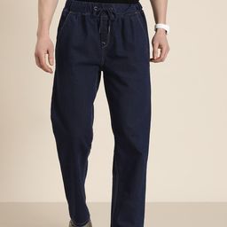 HERE&NOW Men Regular Fit Stretchable Jeans-image-9