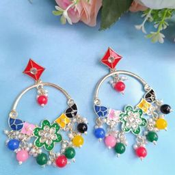 Zoey Gold-Plated Contemporary Drop Earrings-32