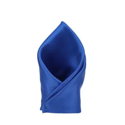 Peter England Men Blue Solid Pocket Square-picture-22