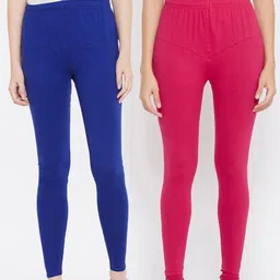 Tulsattva Women Pack Of 2 Solid Leggings-image-40