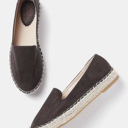 Mast & Harbour Women Brown Shimmer Espadrilles-image-10