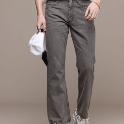 The Roadster Life Co. Men Bootcut Light Fade Pure Cotton Jeans-image-100