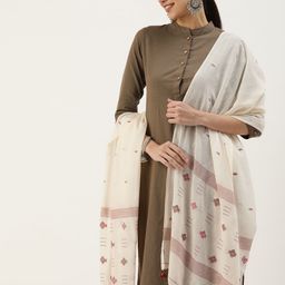 ArtEastri Geometric Woven Design Pure Cotton Dupatta-32