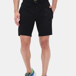 FabSeasons Men Black Mid-Rise Sports Shorts-image-74