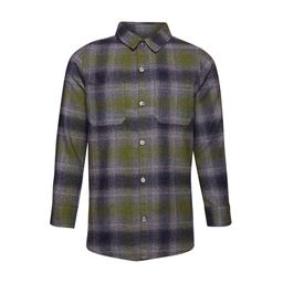 Oxolloxo Boys Green & Grey Regular Fit Checked Casual Shirt-picture-11
