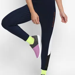 OFF LIMITS Women Navy Blue Solid Tights-image-83