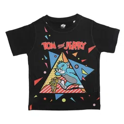 Tom & Jerry Boys Black Printed Round Neck T-shirt-image-12