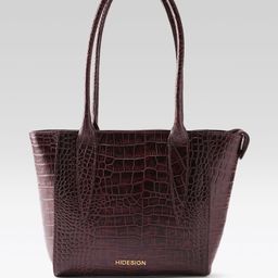 Hidesign Animal Textured Structured Shoulder Bag-51
