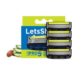 Lets Shave Set Of 4 Pro 5 Blade Cartridges-29