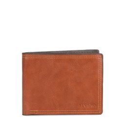 Alvaro Castagnino Men Tan Orange Solid Two Fold Wallet-picture-46
