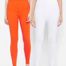 Tulsattva Women Pack Of 2 Solid Leggings-image-56