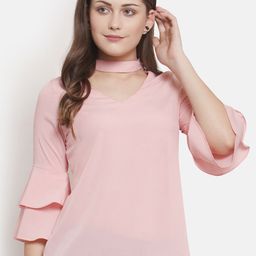 Martini Women Pink Solid Top-image-82