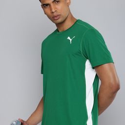 Puma Cross the Line 2.0 Checked Running Sports T-shirt-image-5