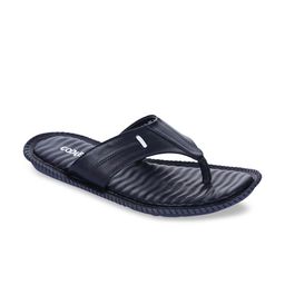 Liberty Men Navy Blue Solid Thong Flip-Flops-picture-41