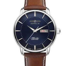 ZEPPELIN Men Blue Dial Analogue Multi Function Automatic Motion Powered Watch 84663-10